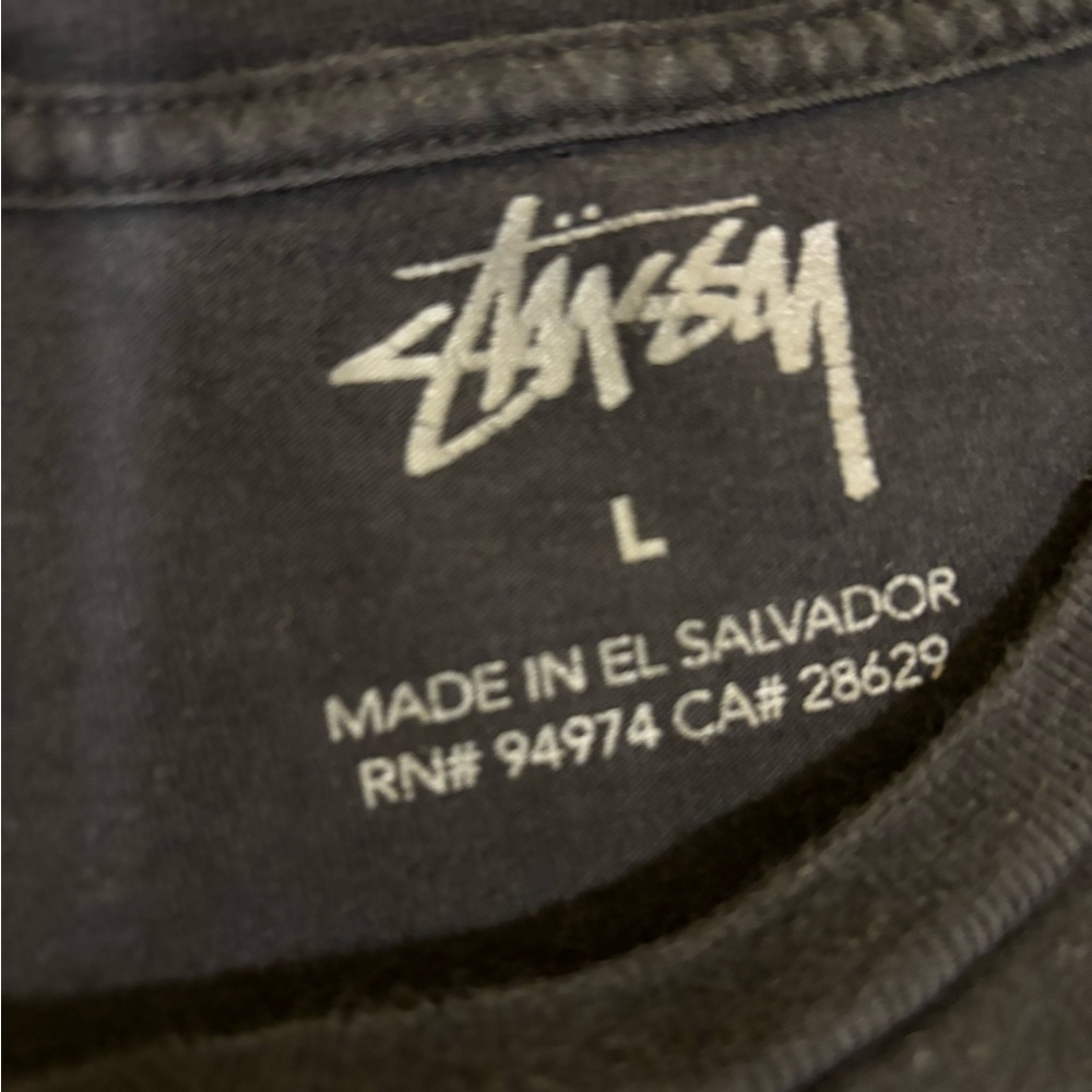 Stussy Black Logo Tee - Picture 3 of 3
